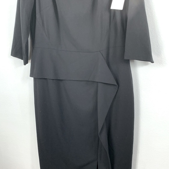 Vince Camuto Angled Ruffle Sheath Dress Size 10 - Picture 6 of 6